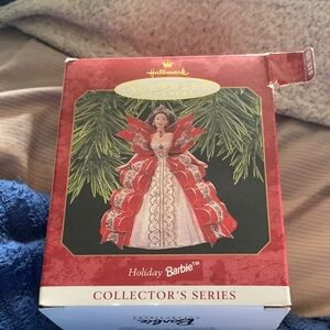 Hallmark Keepsake Barbie Ornament in Red and White